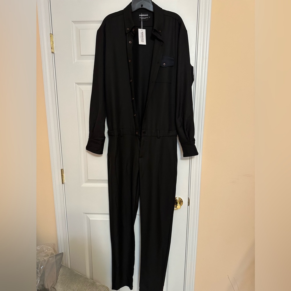 Mens Black Jumpsuit